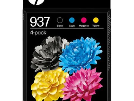 Pack de Tinteiros HP 937 - Preto, Ciano, Amarelo, Magenta Discount