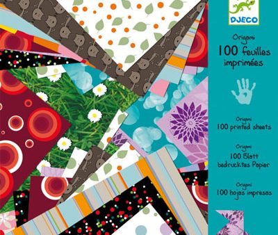 Papel de Origami - 100 Folhas Online now