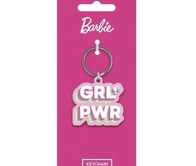 Porta-Chaves de Borracha Barbie Girl Power - Pyramid International For Cheap