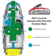 Tri-Color Marine Mat for Yamaha 25 Foot Sport Boats (21-Current MY) Hot on Sale