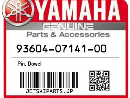 YAMAHA OEM PIN, DOWEL New #93604-07141-00 Online