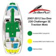 Tri-Color Marine Mat for Sea-Doo 230 Challenger SE SP (07-12 MY) Hot on Sale